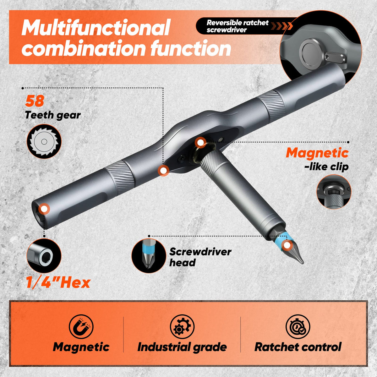 24 in 1 Magnetic Screwdriver Set