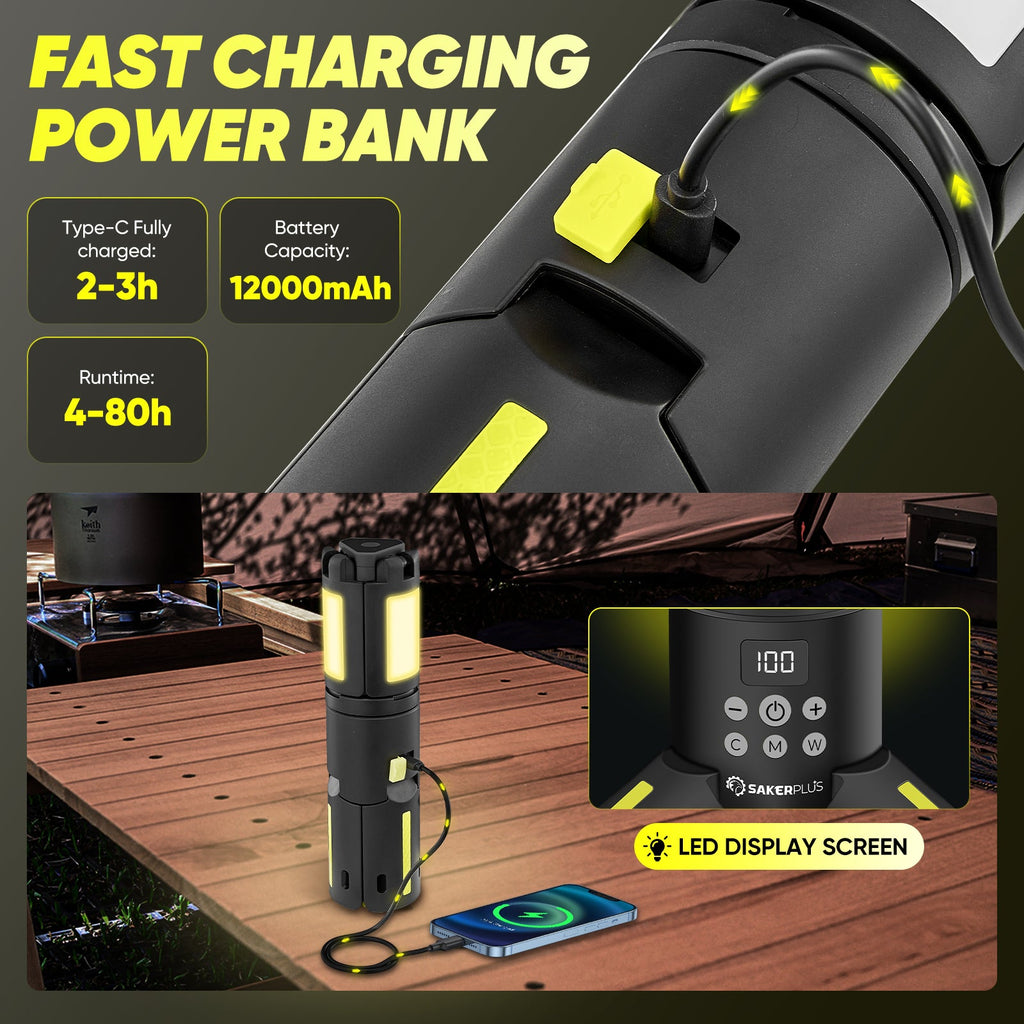 Telescopic Camping Lights with Stand