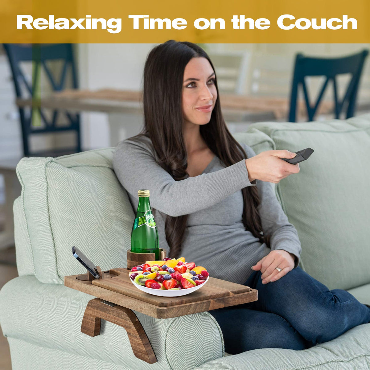 4-in-1 Couch Arm Table