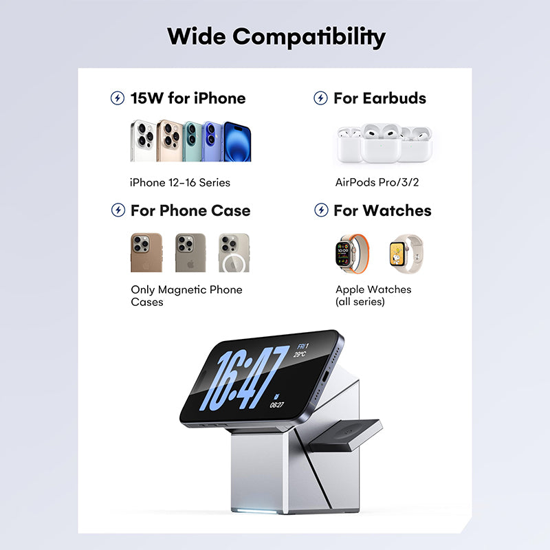 3 in 1 Charging Station for Apple