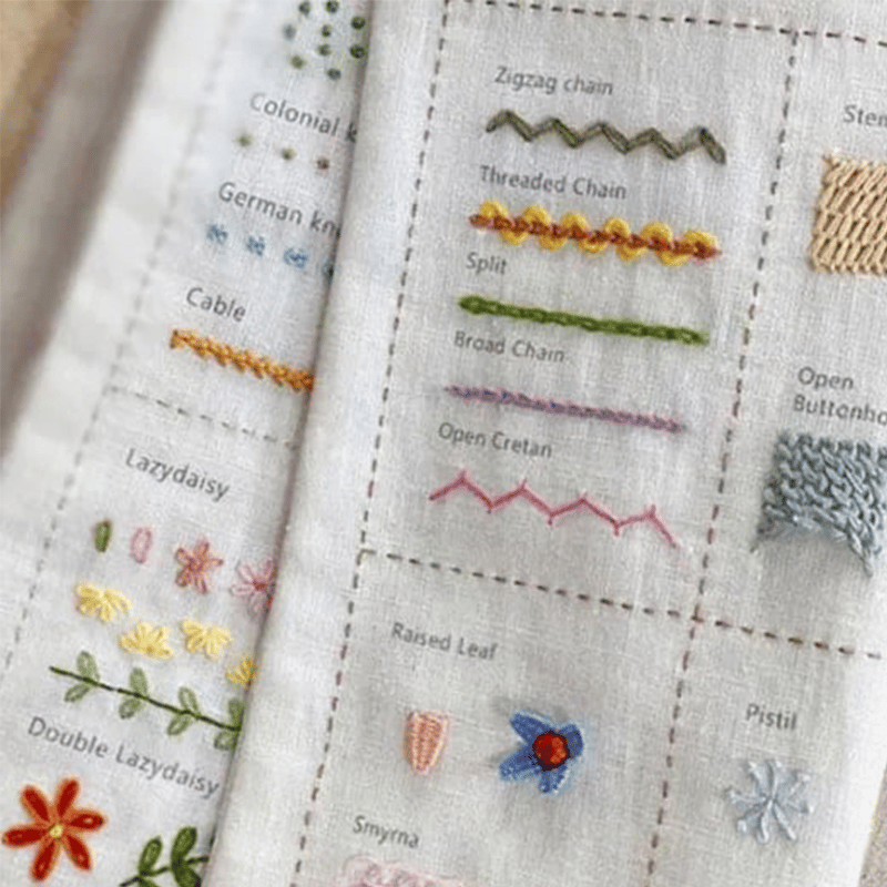 All-Scenario Embroidery Stitch Book Kit