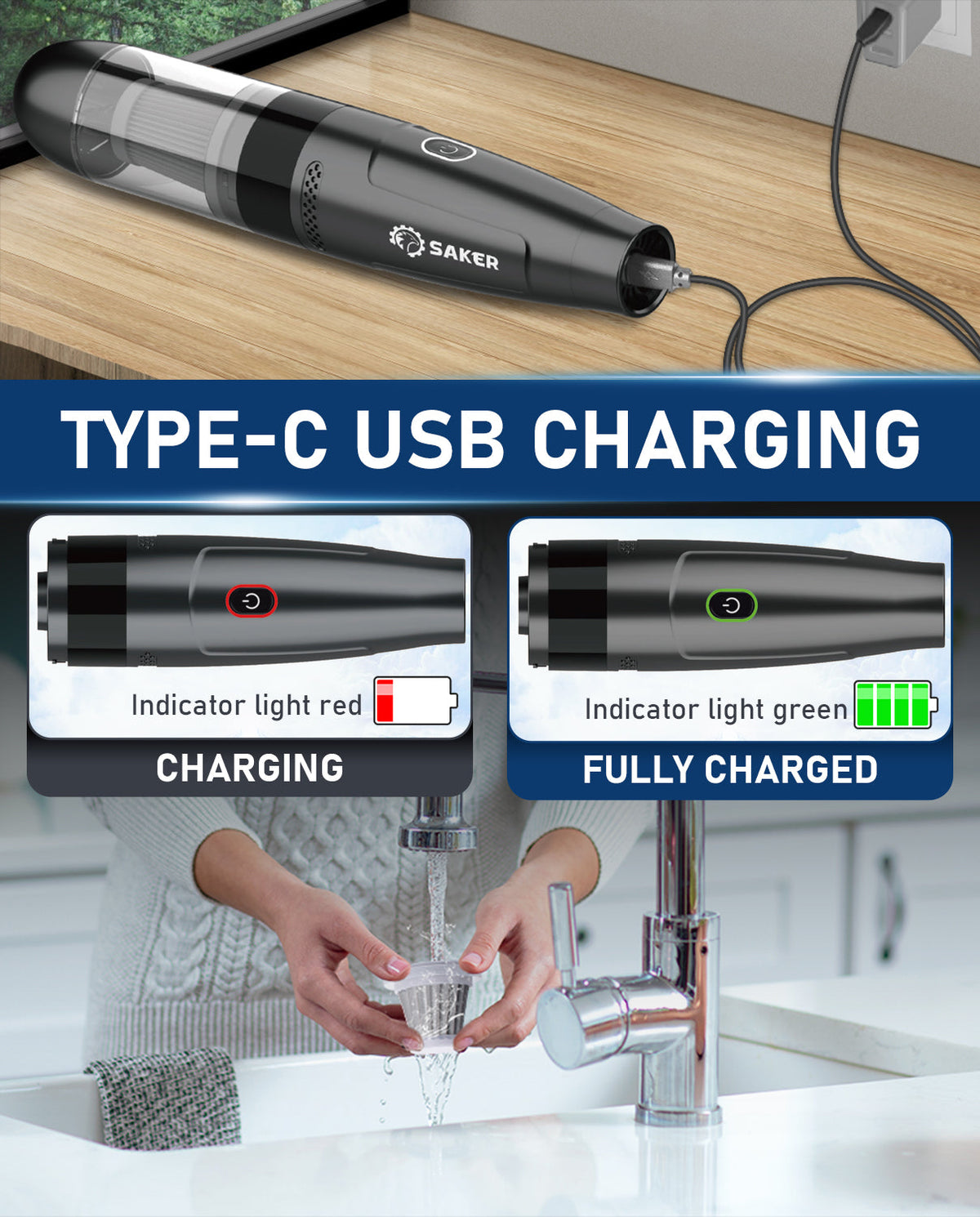 Car Vacuum Portable Cordless