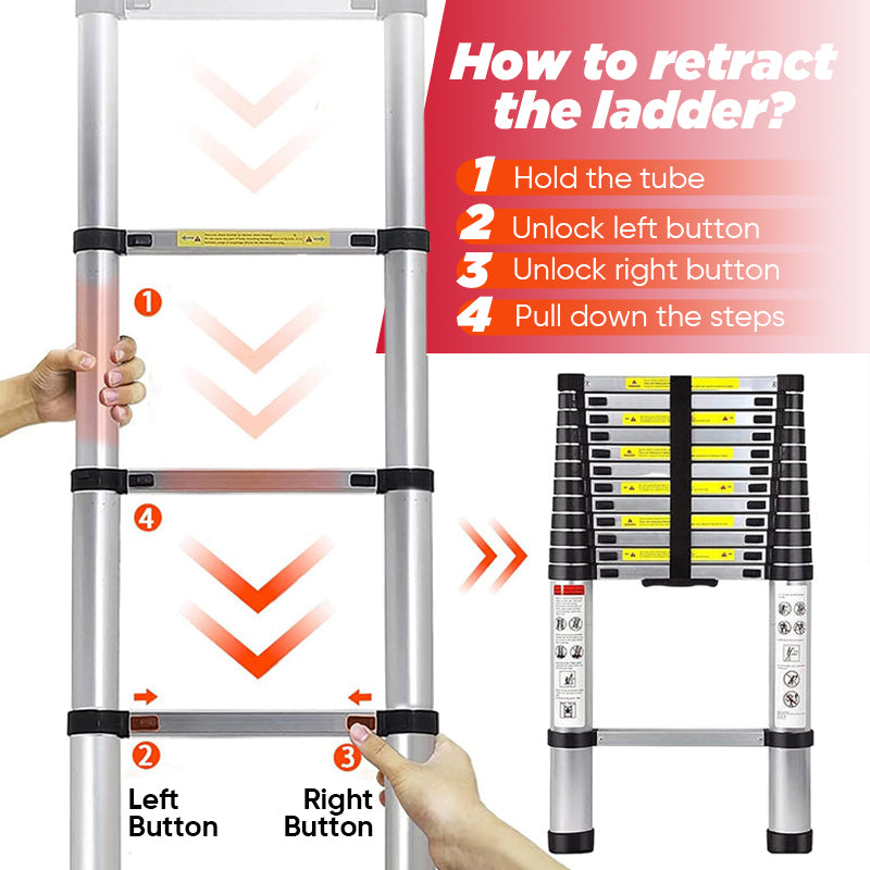 Portable Collapsible Extension Ladder