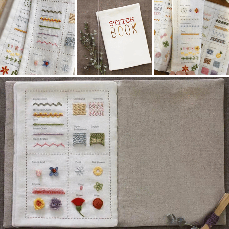 All-Scenario Embroidery Stitch Book Kit