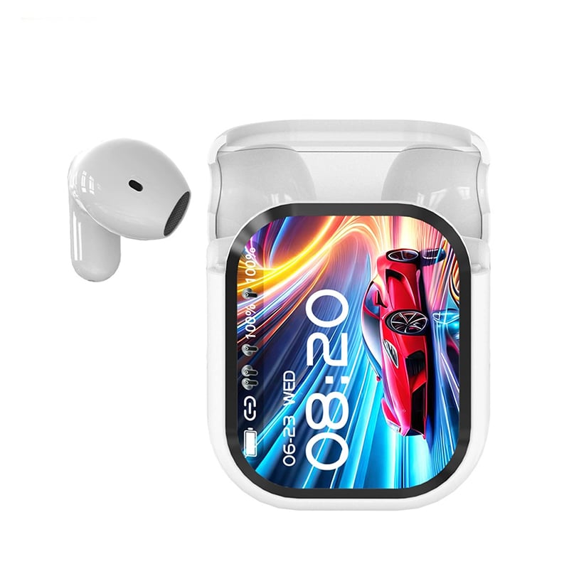 Color screen noise-canceling translation headphones
