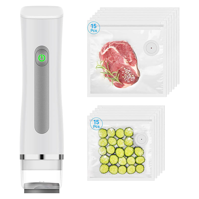 Vacuum Sealer with Reusable Bags