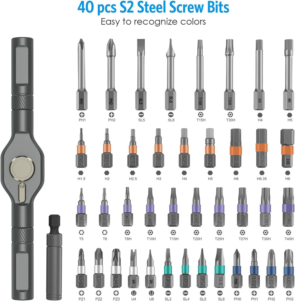 42 in 1 Magnetic Screwdriver Set