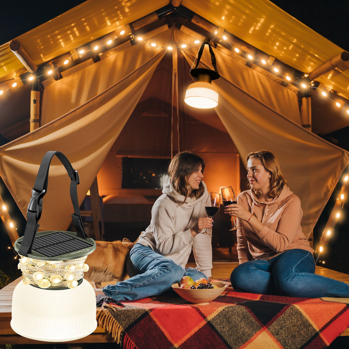 Solar Camping String Lights