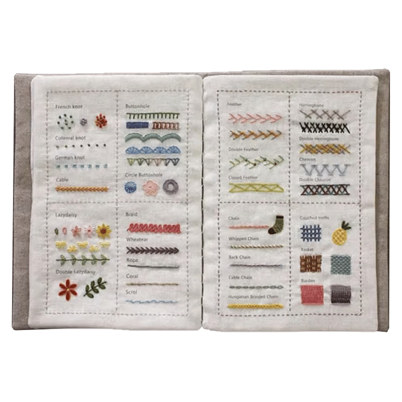 All-Scenario Embroidery Stitch Book Kit