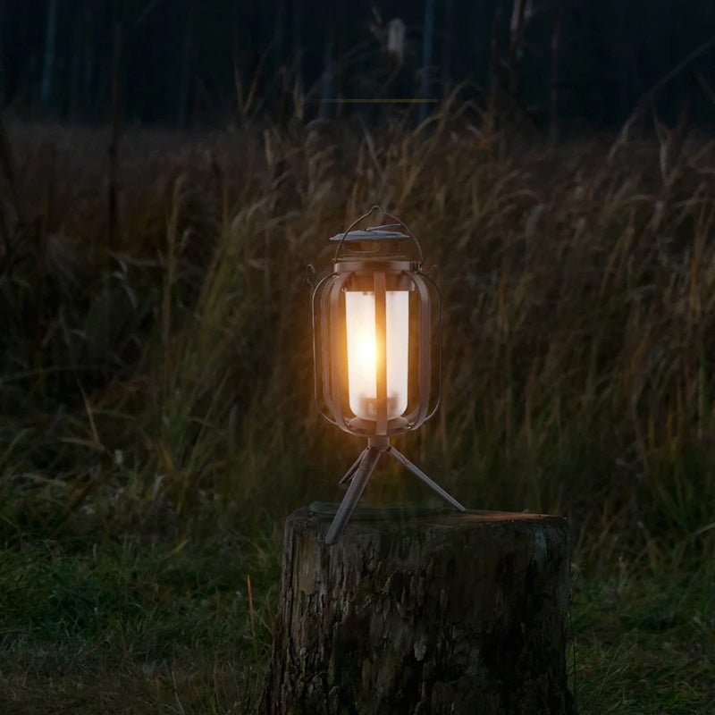 Solar lantern outdoor light with 4 Modes